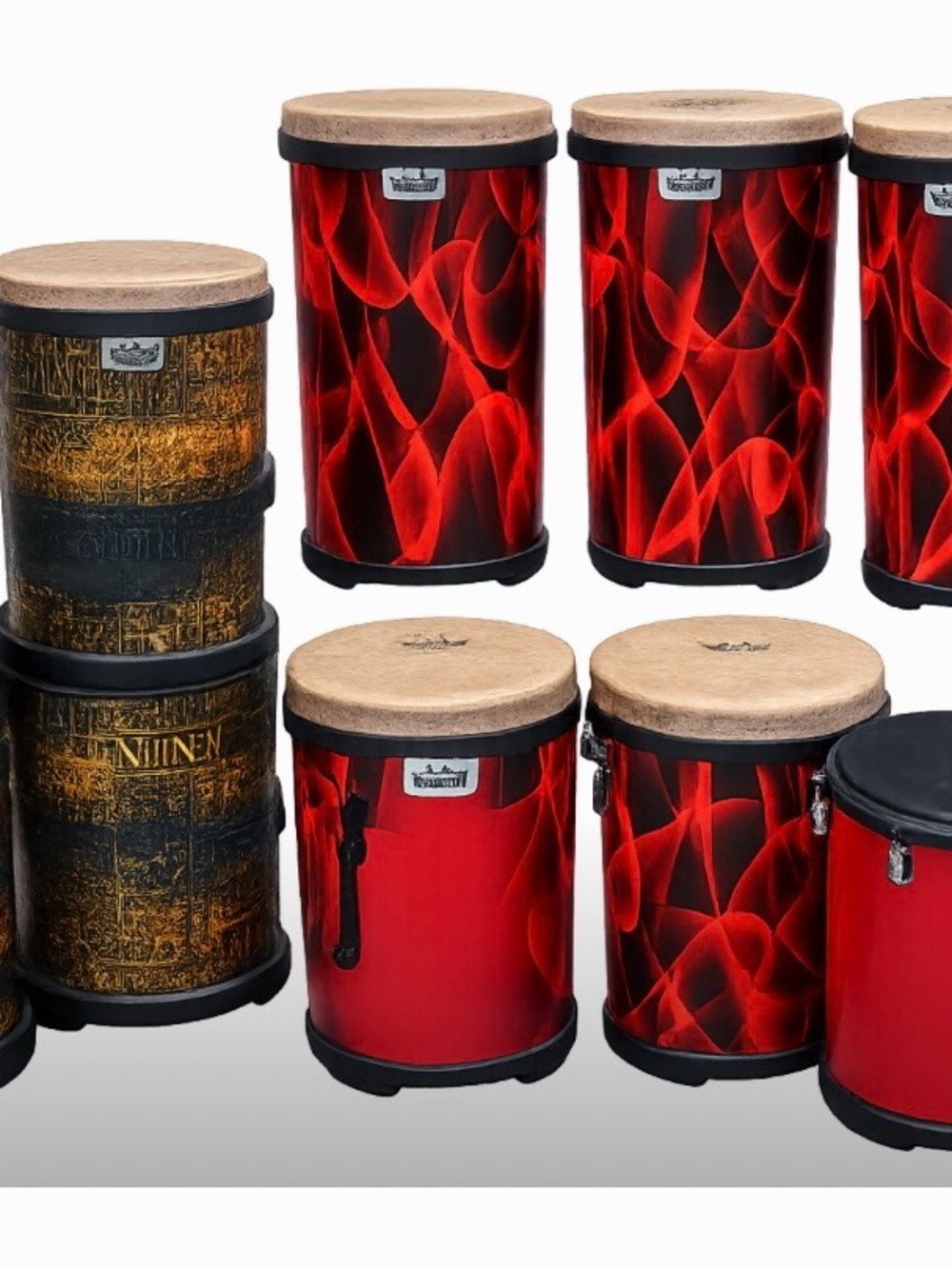 Remo Versa/ Toca Kalani drum sets